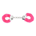 Bound to Play Heavy Duty Furry Handcuffs Pink – Manette in metallo con pelliccia rosa
