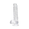 Loving Joy 6 Inch Dildo with Balls Clear – Dildo Realistico Trasparente 16,5 cm con Palle e Ventosa