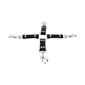 BOUND Leather 4 Way Hog Tie – Croce di Pelle per Immobilizzazione BDSM