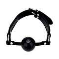 BOUND Leather Solid Ball Gag – Ball Gag in Pelle con O-Rings per Bondage BDSM