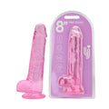 Loving Joy Dildo Realistico 21,5 cm con Palle e Ventosa – Rosa