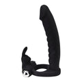 Loving Joy Double Fun Vibrating Rabbit Strap-On – Doppia Penetrazione con Vibrazioni e Stimolazione Clitoridea