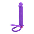 Loving Joy Double Penetration Strap-On Vibrator – Dildo Strap-On per Doppia Penetrazione con Vibrazioni