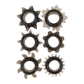 Loving Joy Textured Cock Ring Set (6 Pack) – Set Anelli Fallici Elasticizzati con Texture