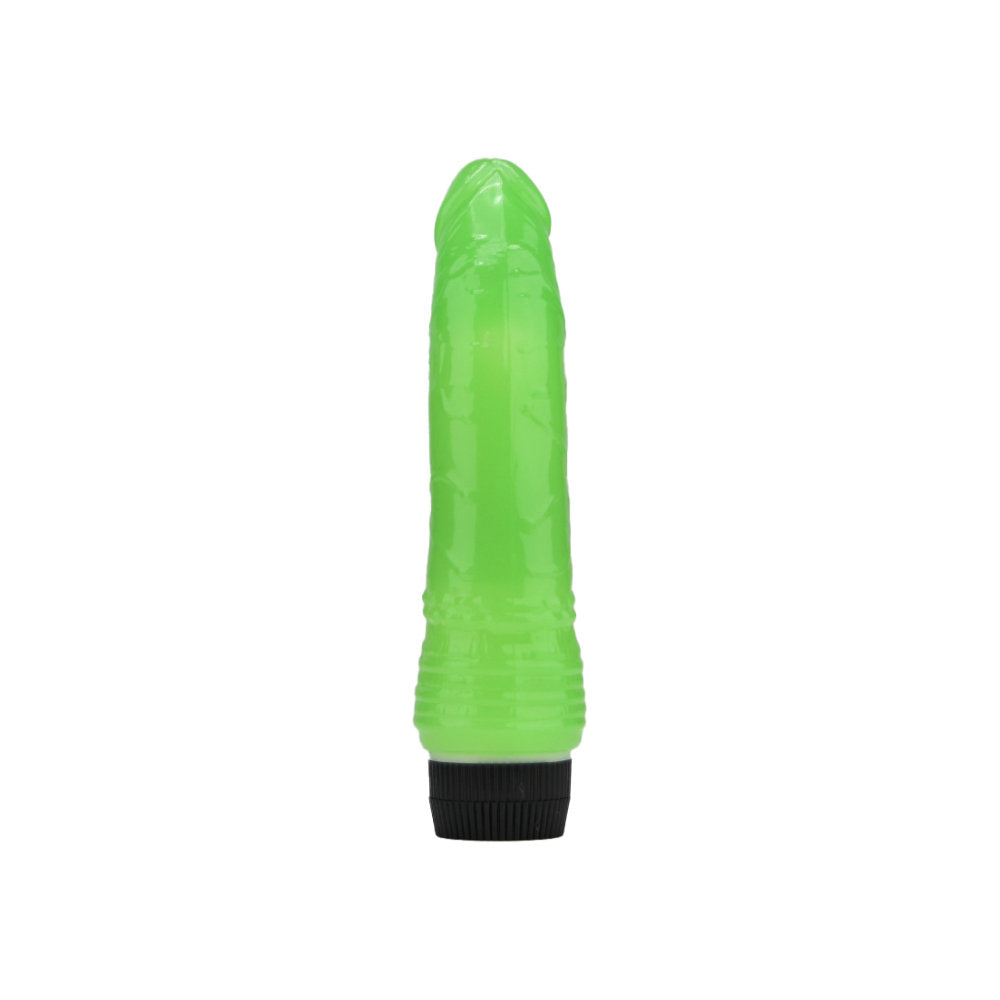 Loving Joy 7 Inch Realistic Vibrator Glow in the Dark – Vibratore Realistico 18 cm Luminoso con Vibrazioni Multispeed - Luxintime