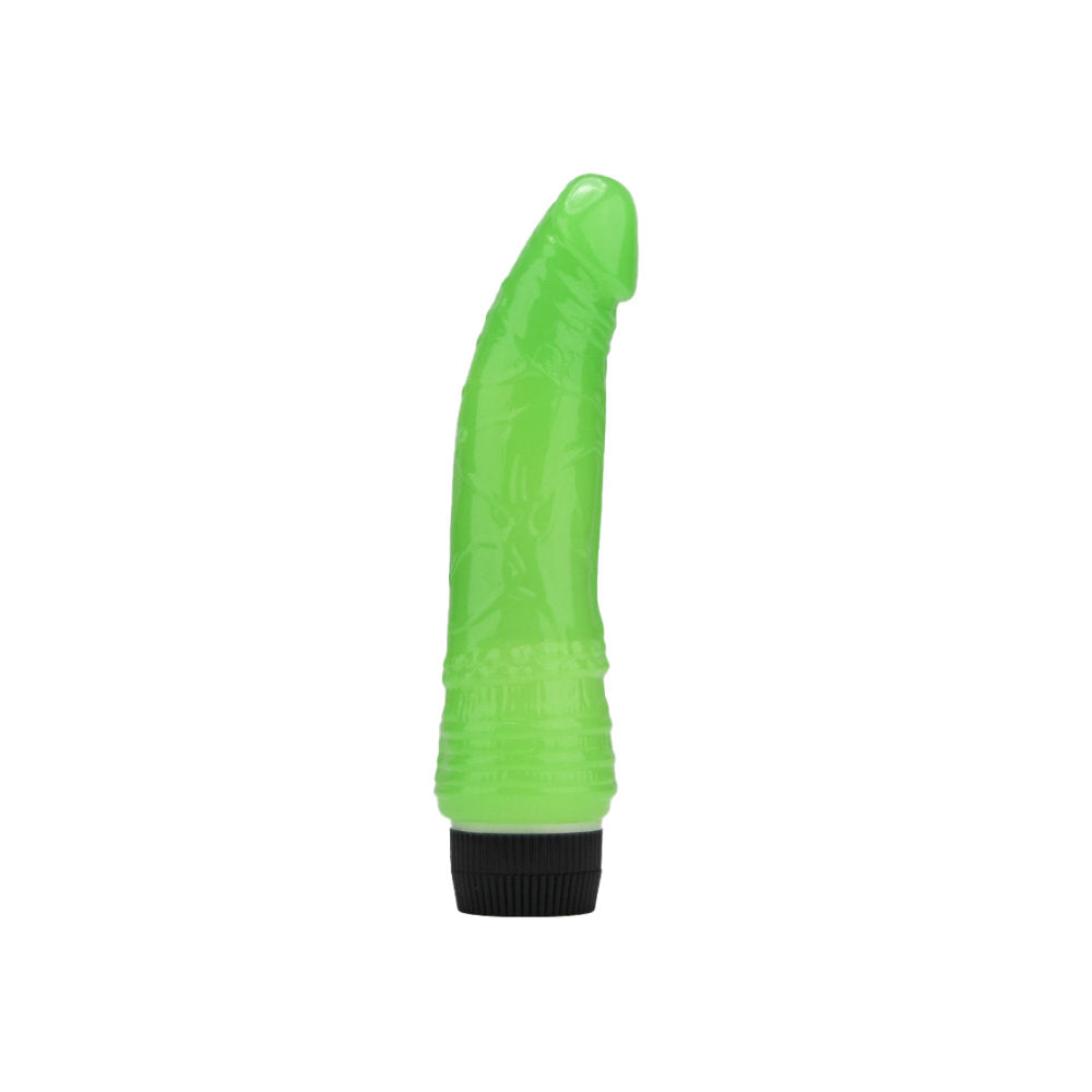 Loving Joy 7 Inch Realistic Vibrator Glow in the Dark – Vibratore Realistico 18 cm Luminoso con Vibrazioni Multispeed - Luxintime
