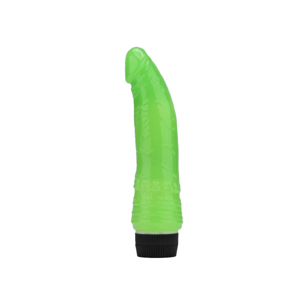 Loving Joy 7 Inch Realistic Vibrator Glow in the Dark – Vibratore Realistico 18 cm Luminoso con Vibrazioni Multispeed - Luxintime