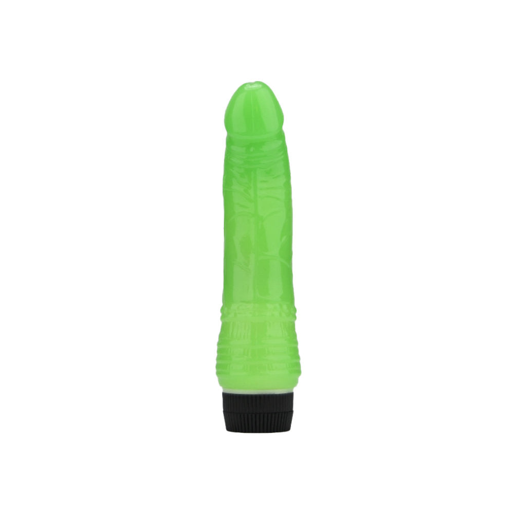 Loving Joy 7 Inch Realistic Vibrator Glow in the Dark – Vibratore Realistico 18 cm Luminoso con Vibrazioni Multispeed - Luxintime