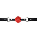 Bound to Play Breathable Ball Gag Rosso – Gag a Sfera Forata per Principianti