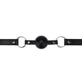 Bound to Play Silicone Ball Gag – Gag a Sfera in Silicone con Cinghie in Similpelle