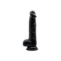 Loving Joy Dildo Realistico 16,5 cm con Palle e Ventosa – Nero