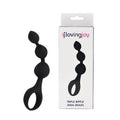 Loving Joy Triple Ripple Anal Beads Nero – Perle Anali in Silicone Ipoallergenico