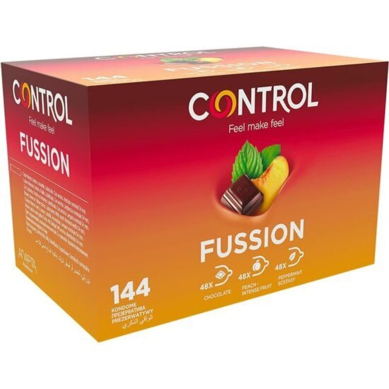 CONTROL - ADAPTA FUSSION CONDOMS 144 UNITS CONTROL CONDOMS