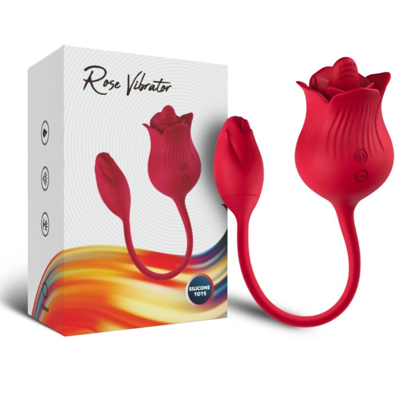 ARMONY - PINK CLITORIS STIMULATOR VIBRATOR WITH TAIL 10 MODES RED ARMONY STIMULATORS