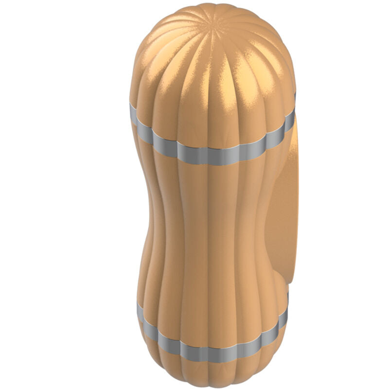 ARMONY - BEVIS DOUBLE MASTURBATOR VAGINA & MOUTH WITHOUT VIBRATION GOLD ARMONY FOR HIM