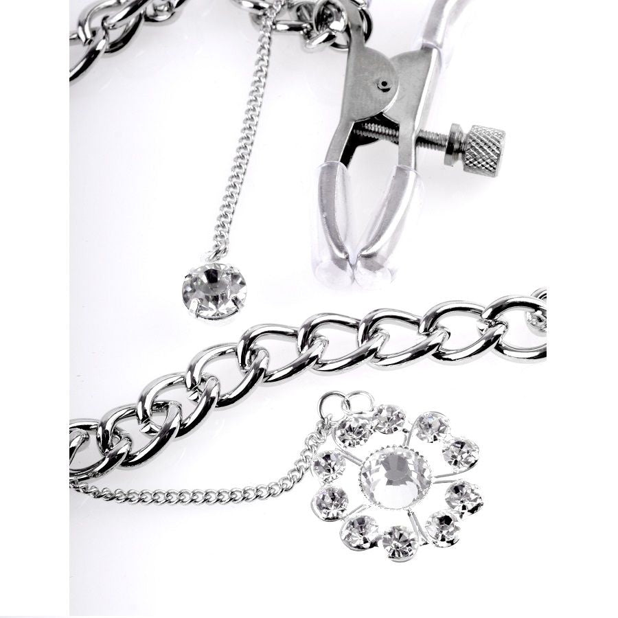 FETISH FANTASY SERIES - CRYSTAL NIPPLE CLAMPS, FETISH FANTASY SERIES