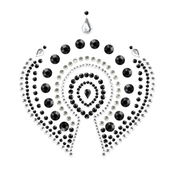 BIJOUX - INDISCRETS FLAMBOYANT BLACK&SILVER BIJOUX DESIRE METALLIQUE