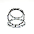 Bound to Please Triple Cock and Ball Ring – Anello Triplo in Metallo per Erezioni Potenti