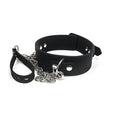 Bound to Please Silicone Collar and Lead Set – Collare e Guinzaglio BDSM in Silicone