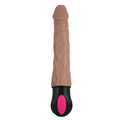 Realistic Warming 7 Inch Vibrating Dildo Brown – Dildo Realistico Riscaldante e Vibrante