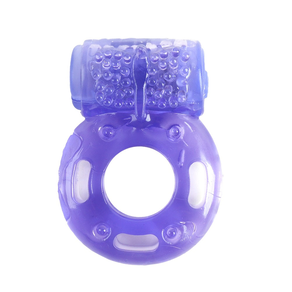 Rev-Rings Single Speed Vibrating Cock Ring – Anello Vibrante Viola per Coppie - Luxintime