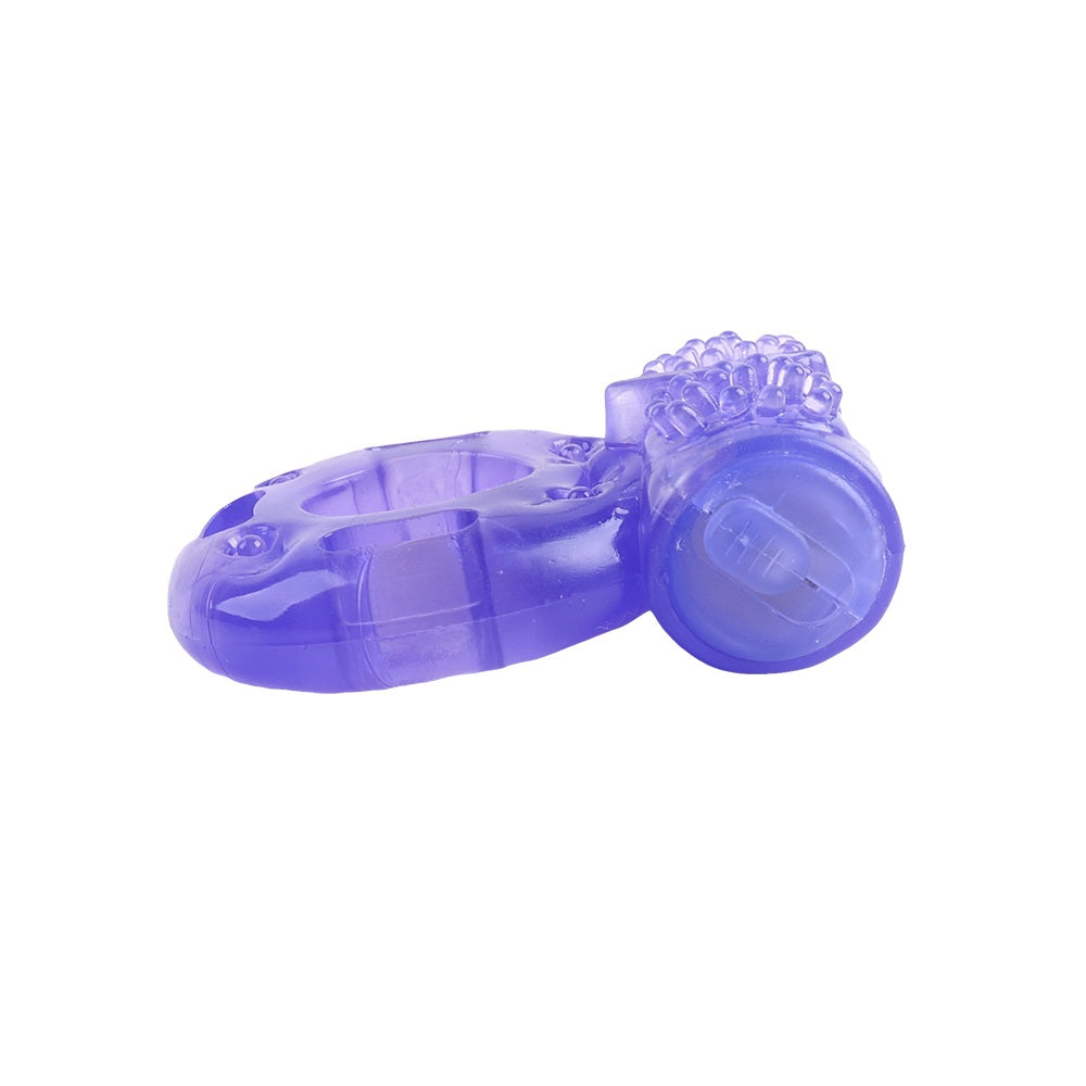 Rev-Rings Single Speed Vibrating Cock Ring – Anello Vibrante Viola per Coppie - Luxintime