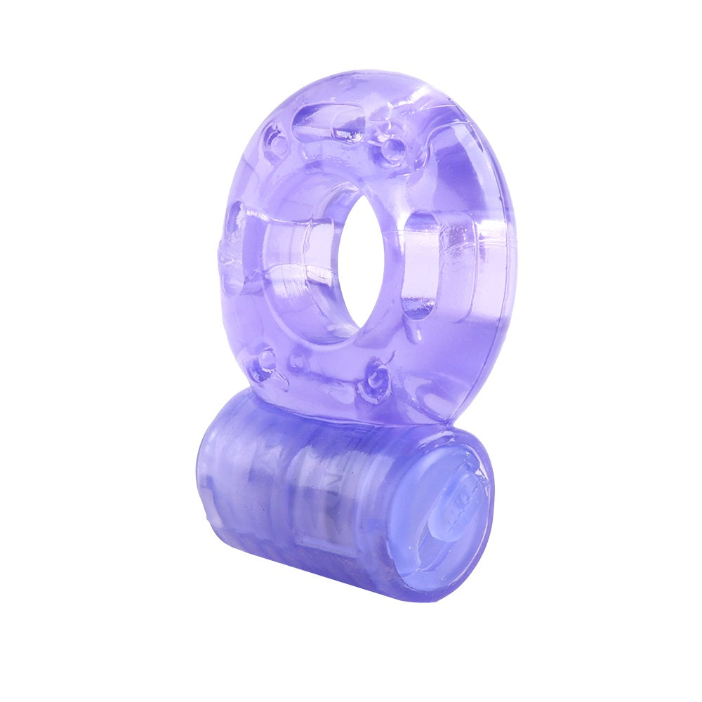 Rev-Rings Single Speed Vibrating Cock Ring – Anello Vibrante Viola per Coppie - Luxintime