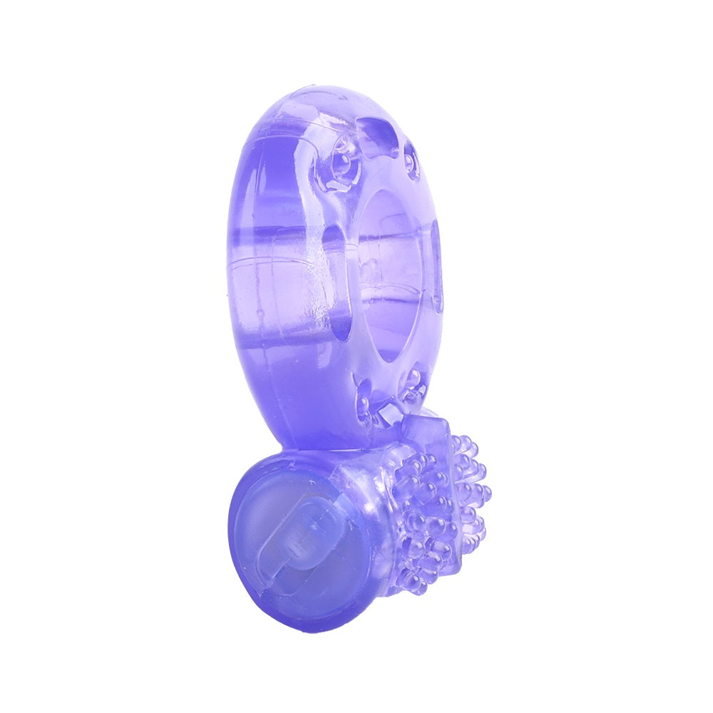 Rev-Rings Single Speed Vibrating Cock Ring – Anello Vibrante Viola per Coppie - Luxintime