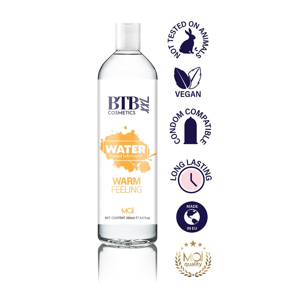 BTB Lubrificante a Base d’Acqua Effetto Calore – 250 ml - Luxintime