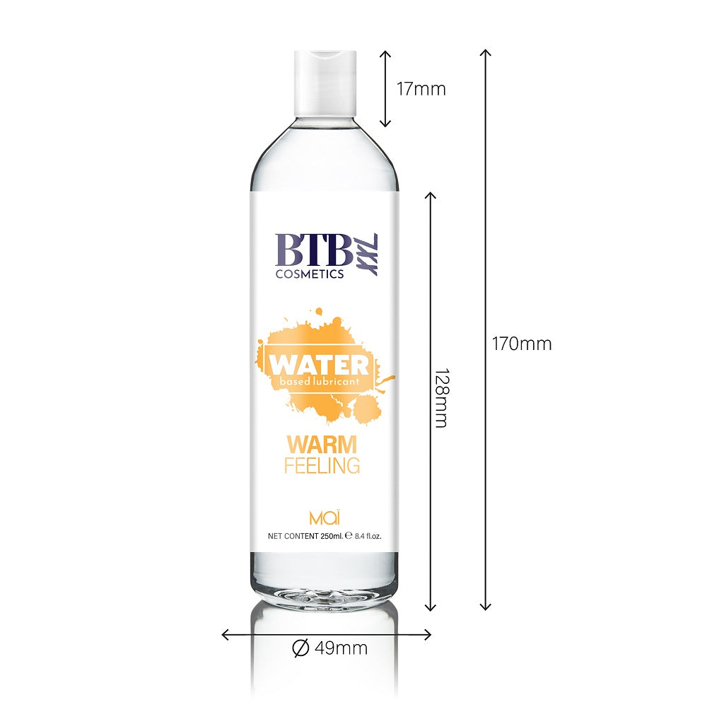 BTB Lubrificante a Base d’Acqua Effetto Calore – 250 ml - Luxintime
