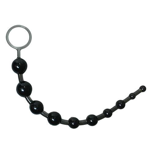 Loving Joy Anal Love Beads Black – Perle Anali Morbide e Flessibili - Luxintime
