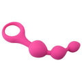 Loving Joy Triple Ripple Anal Beads Rosa – Perle Anali in Silicone Ipoallergenico