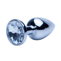 Precious Metals Silver Butt Plug Small – Plug Anale Gioiellato Argento di Lusso
