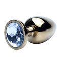 Precious Metals Gold Butt Plug Large – Plug Anale Dorato Gioiellato di Lusso