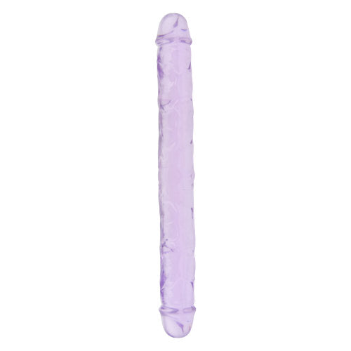 Loving Joy 12 Inch Double Dildo Purple – Dildo Doppio Realistico in TPE - Luxintime