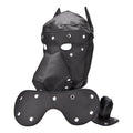 Bound to Please Dog Mask Hood – Maschera Bondage Cane con Museruola e Gag
