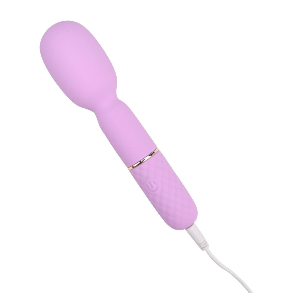 Nauti Petites 10 Speed Wand Vibrator – Mini Magic Wand 10 Funzioni in Silicone - Luxintime