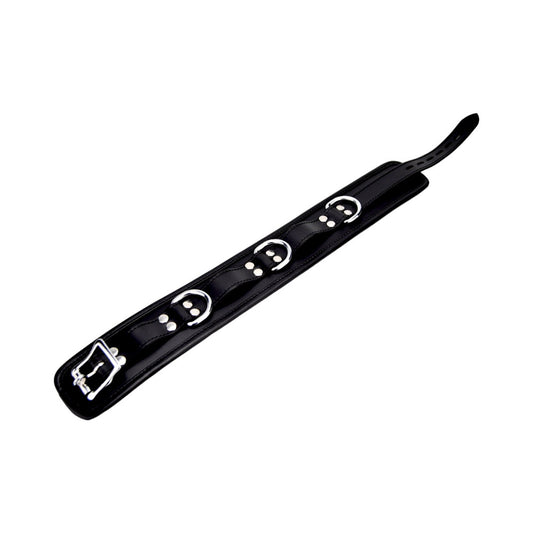 BOUND Leather Collar – Collare in Pelle BDSM con 3 D-Ring