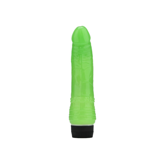 Loving Joy 7 Inch Realistic Vibrator Glow in the Dark – Vibratore Realistico 18 cm Luminoso con Vibrazioni Multispeed - Luxintime