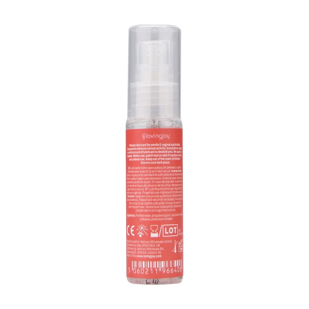 Loving Joy Strawberry Flavoured Lubricant 30ml – Lubrificante alla Fragola a Base d’Acqua - Luxintime