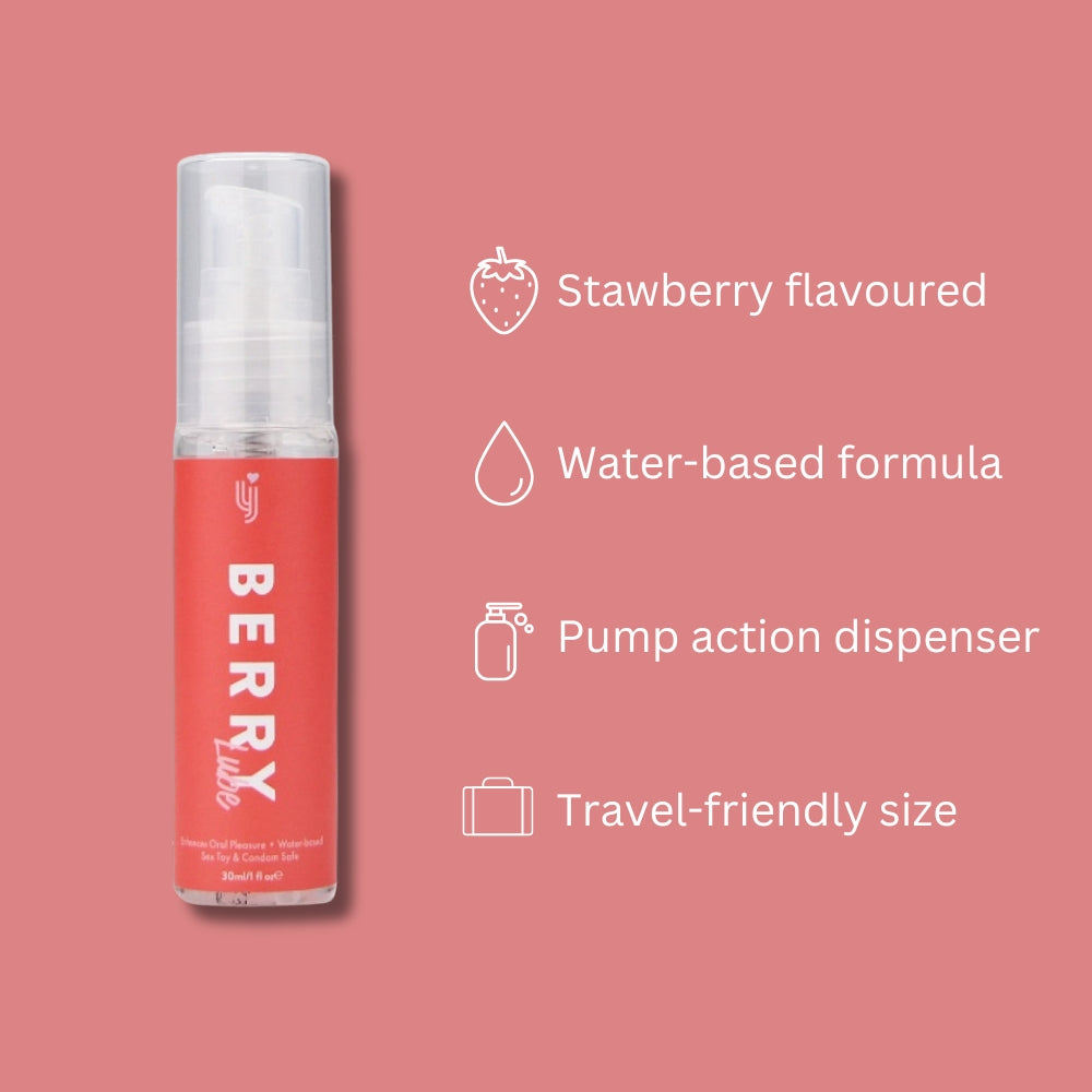 Loving Joy Strawberry Flavoured Lubricant 30ml – Lubrificante alla Fragola a Base d’Acqua - Luxintime