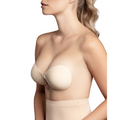 BYE-BRA - REGGISENO INVISIBILE BEIGE COPPA C