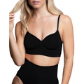 BYE-BRA - REGGISENO CONTENITIVO MEDIO SENZA CUCITURE NERO TAGLIA S