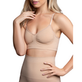 BYE-BRA - SOSTÉN DE CONTROL MEDIO SIN COSTURAS BEIGE TALLA XXL