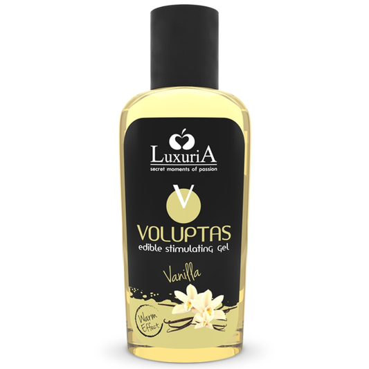 INTIMATELINE LUXURIA - VOLUPTAS GEL MASSAGGIO COMMESTIBILE EFFETTO RISCALDANTE - VANIGLIA 100 ML