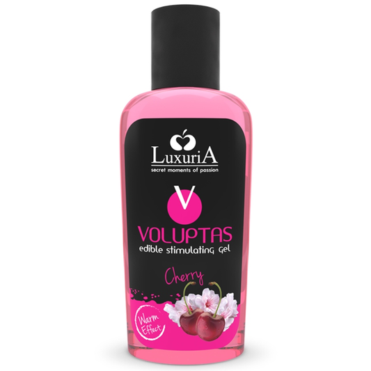 INTIMATELINE LUXURIA - GEL MASSAGGIO COMMESTIBILE EFFETTO RISCALDANTE VOLUPTAS - CILIEGIA 100 ML