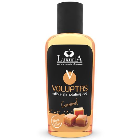 INTIMATELINE LUXURIA - GEL MASSAGGIO COMMESTIBILE EFFETTO RISCALDANTE VOLUPTAS - CARAMELLO 100 ML