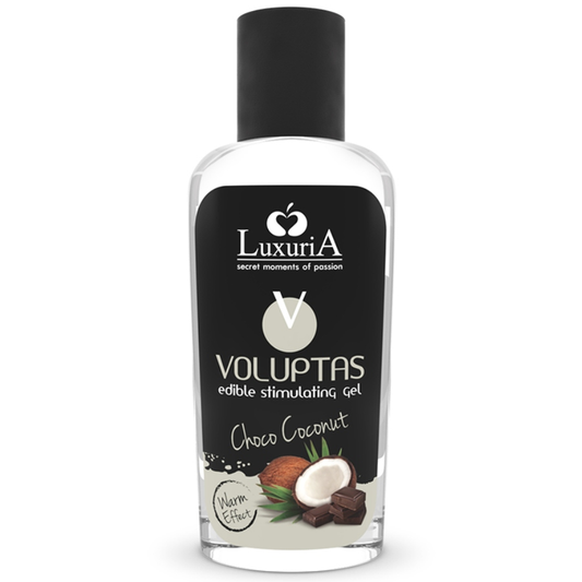 INTIMATELINE LUXURIA - VOLUPTAS GEL MASSAGGIO COMMESTIBILE EFFETTO RISCALDANTE - COCCO E PANNA 100 ML