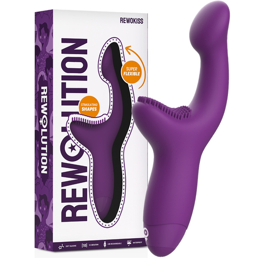 REWOLUTION - VIBRATORE A PUNTA STIMOLATORE REWOKISS