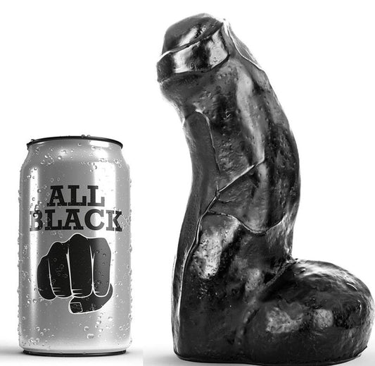 TUTTO NERO - PENE REALISTICO NERO 17 CM